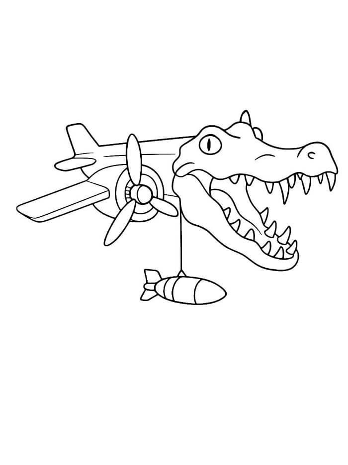 Bombardiro Crocodillo fargelegging