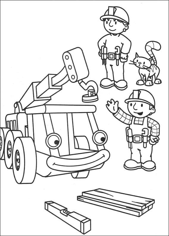 Byggmester Bob (12) fargelegging