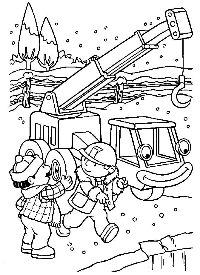 Byggmester Bob (4) fargelegging