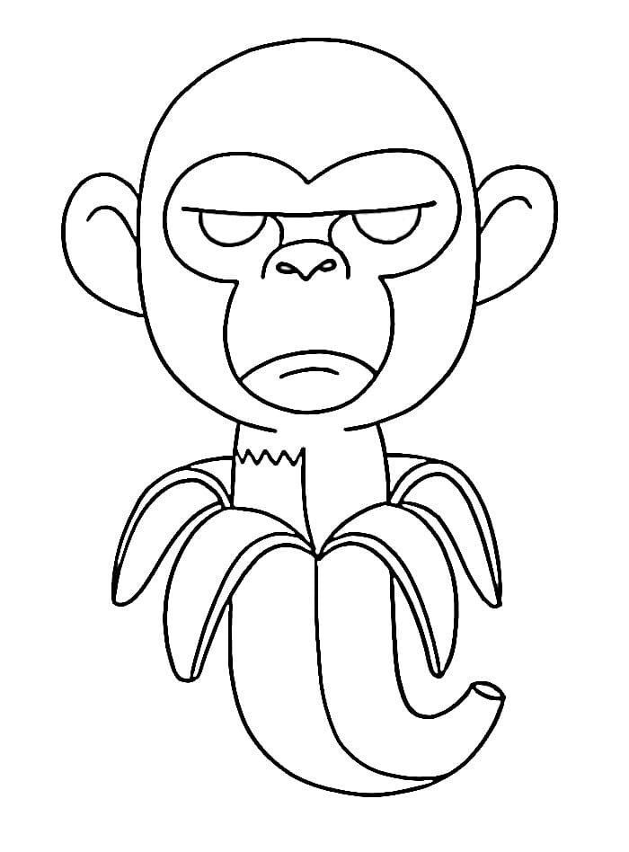 Chimpanzini Bananini for Barn fargelegging