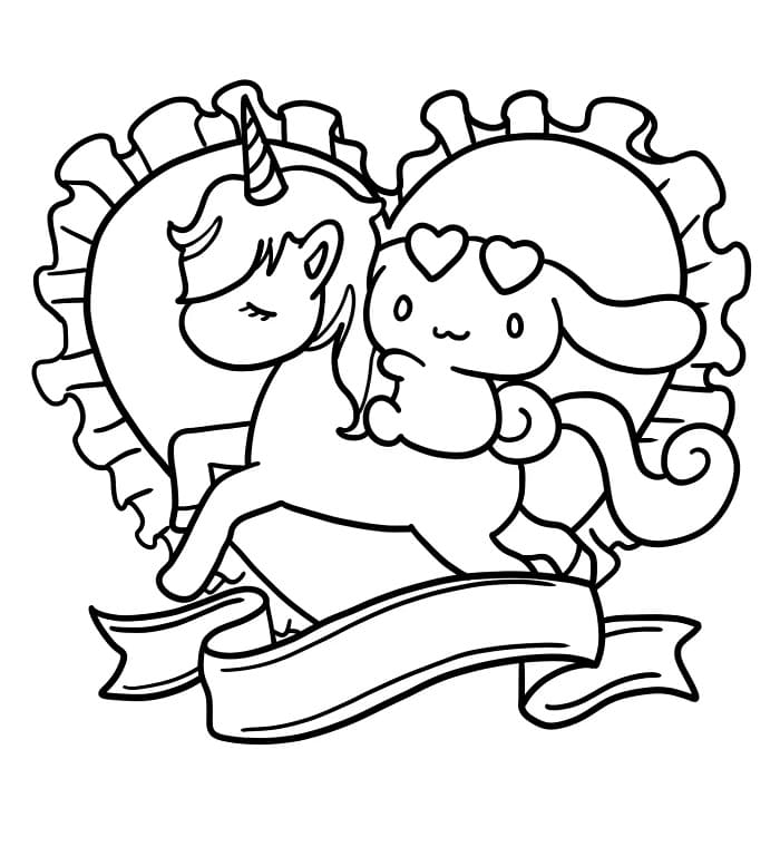 Cinnamoroll helt gratis fargelegging