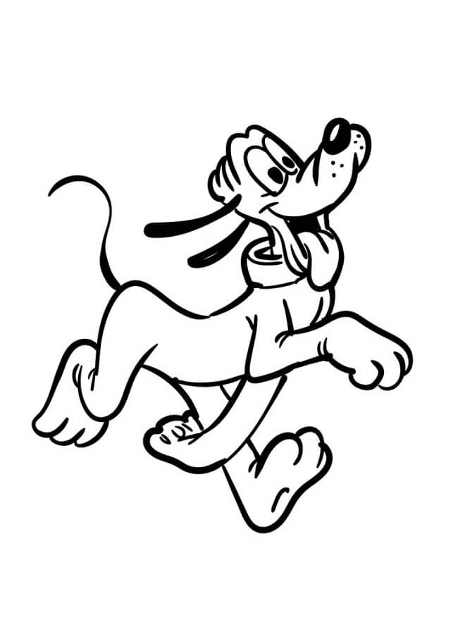 Disney Pluto fargelegging