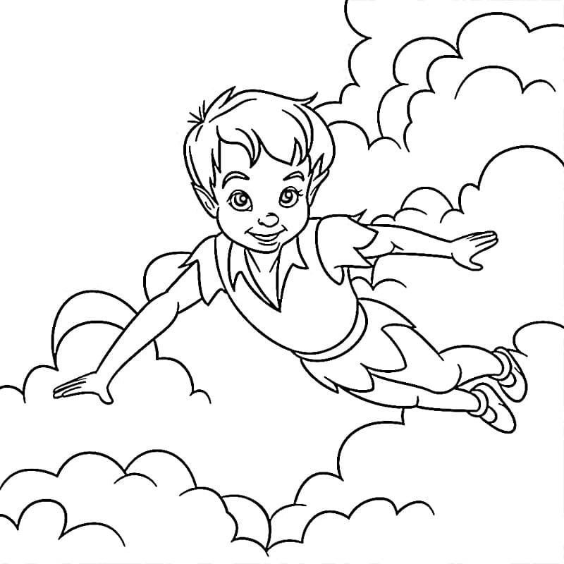 Flygende Peter Pan fargelegging