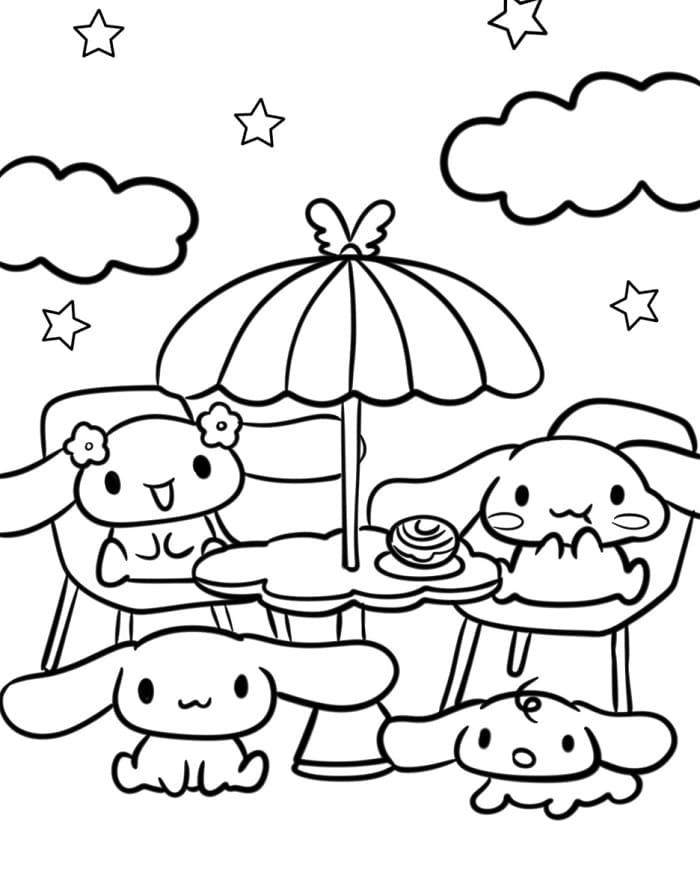 Glad Cinnamoroll fargelegging