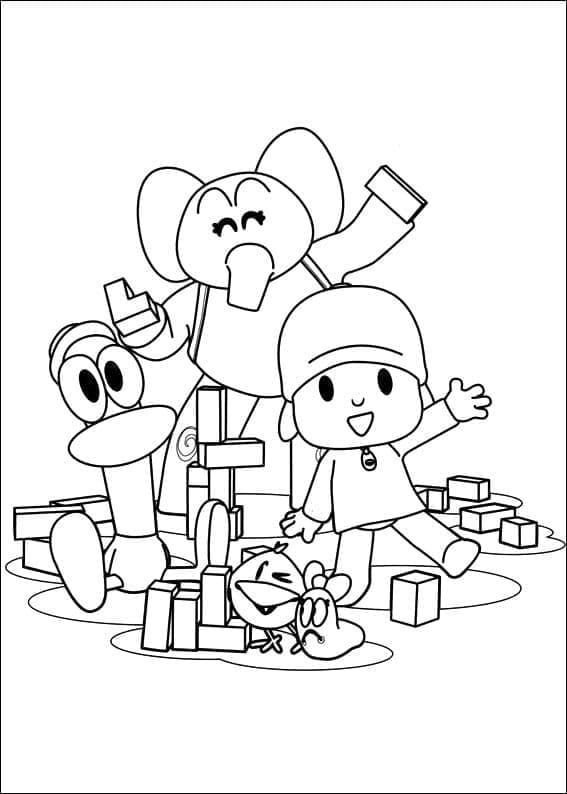 Glad Pocoyo fargelegging