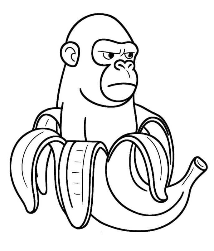 Gratis Chimpanzini Bananini fargelegging