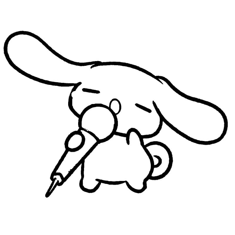 Gratis Cinnamoroll fargelegging