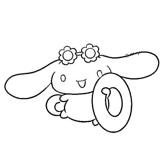 Gratis Cinnamoroll til printing fargelegging