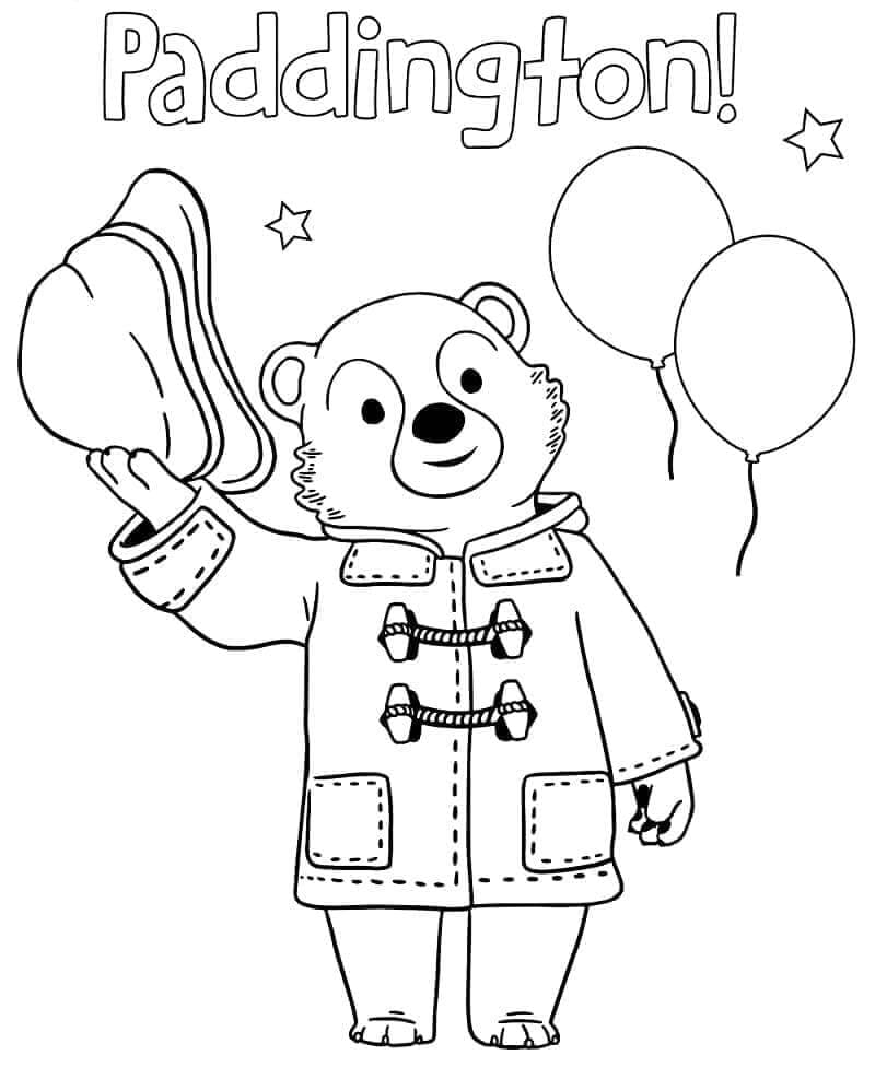 Gratis Paddington Bilde fargelegging