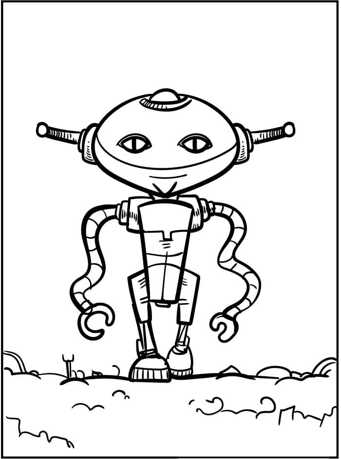 Gratis Robot fargelegging