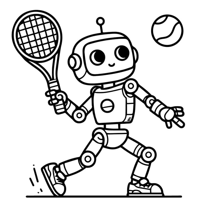 Gratis Robot for Utskrift fargelegging