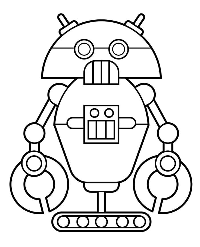 Gratis Robotbilde fargelegging