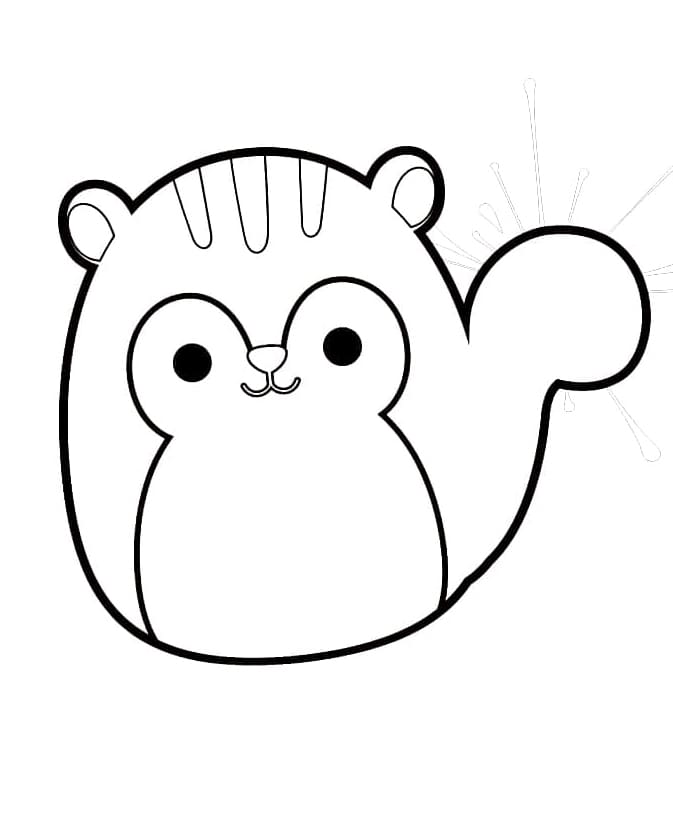 Gratis Squishmallow utskrivbar fargelegging