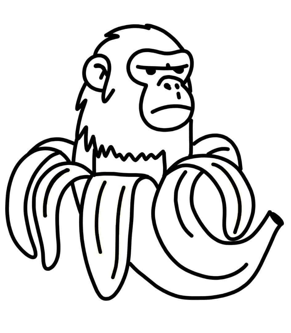 Chimpanzini Bananini fargelegging