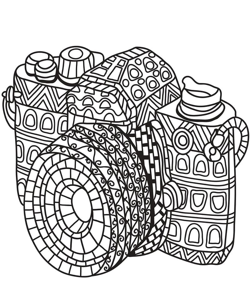Gratis Zentangle for barn fargelegging