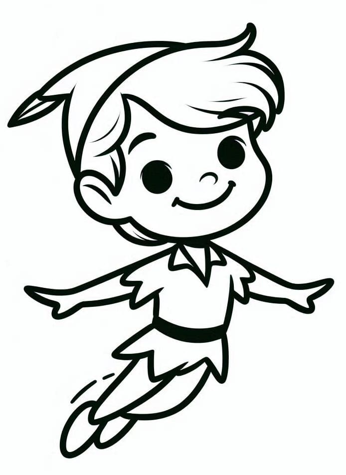 Herlig Peter Pan fargelegging
