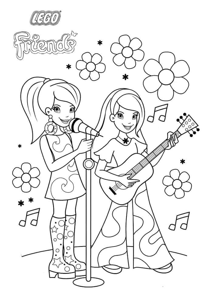 Lego Friends (4) fargelegging