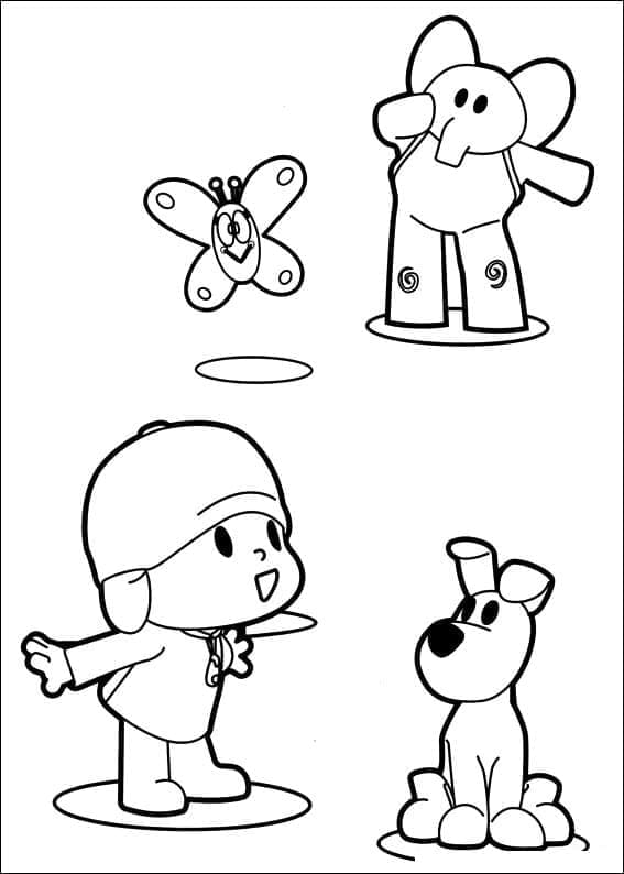 Lille Pocoyo fargelegging