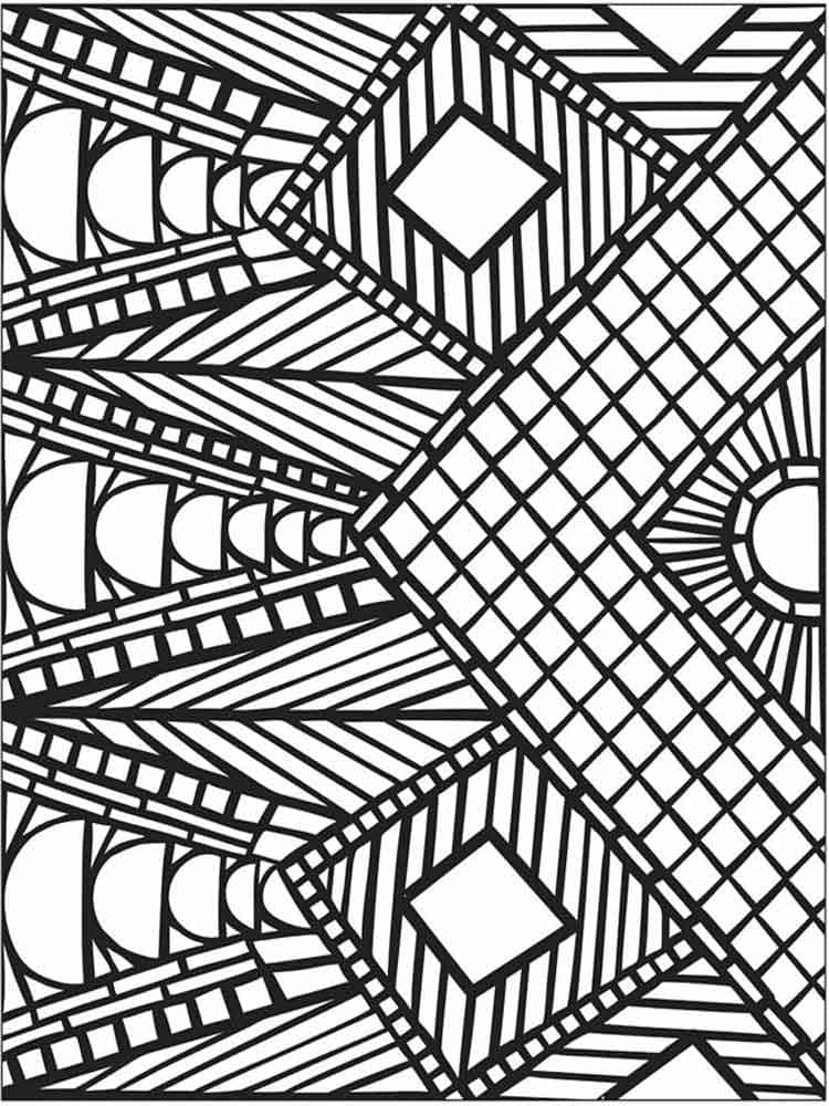 Mosaikk (2) fargelegging