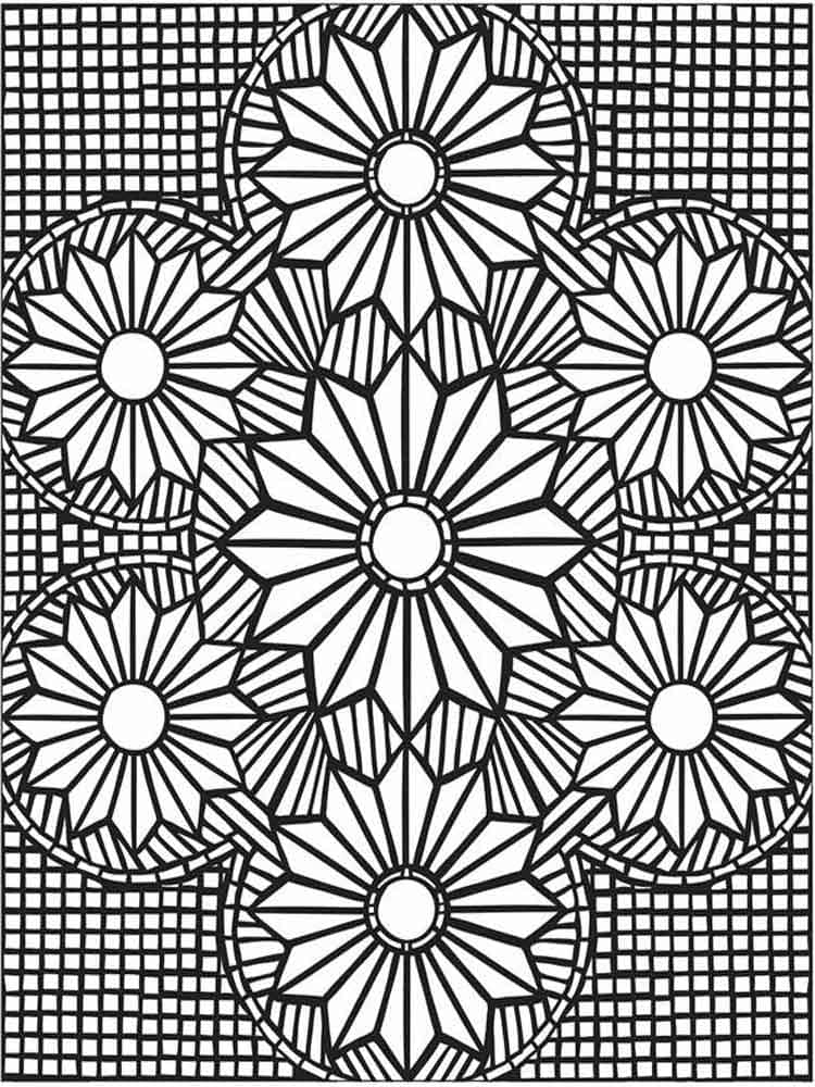 Mosaikk (5) fargelegging