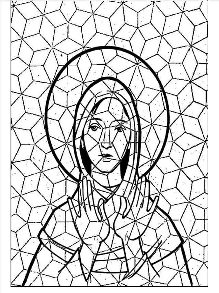 Mosaikk (6) fargelegging
