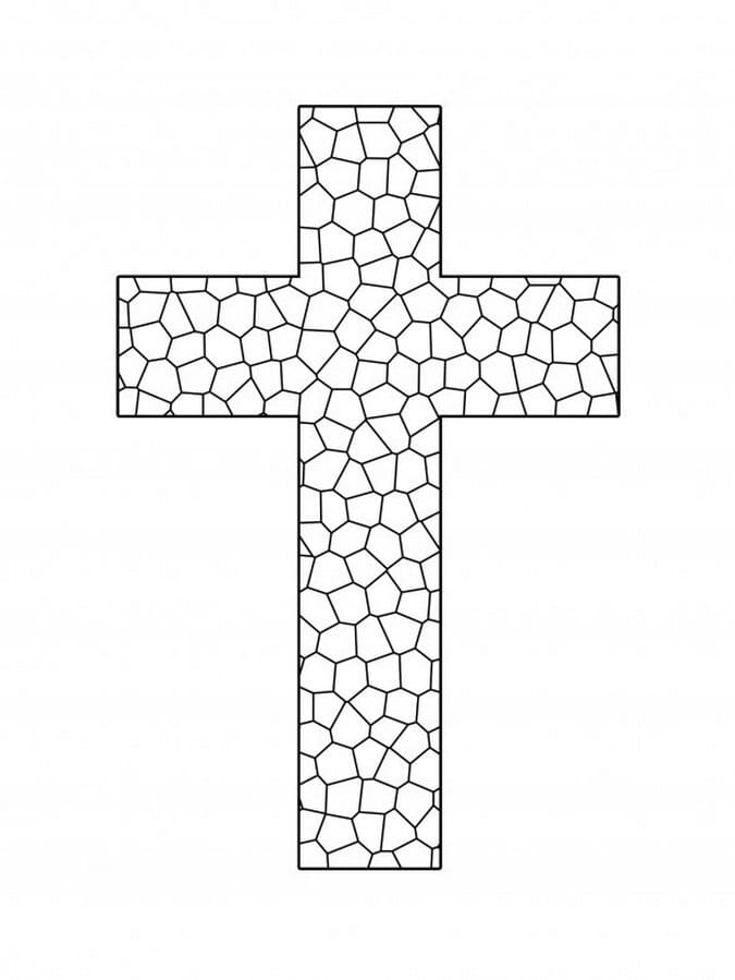 Mosaikk for barn – utskrivbar fargelegging