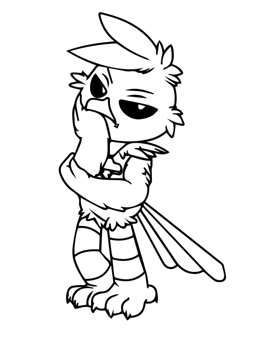 Nightmare Critters bilde fargelegging