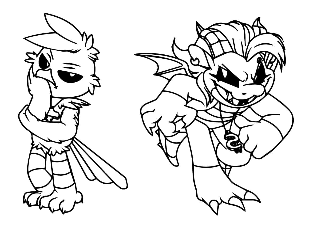Nightmare Critters Poppy Playtime fargelegging