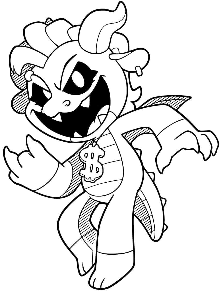 Nightmare Critters til utskrift fargelegging