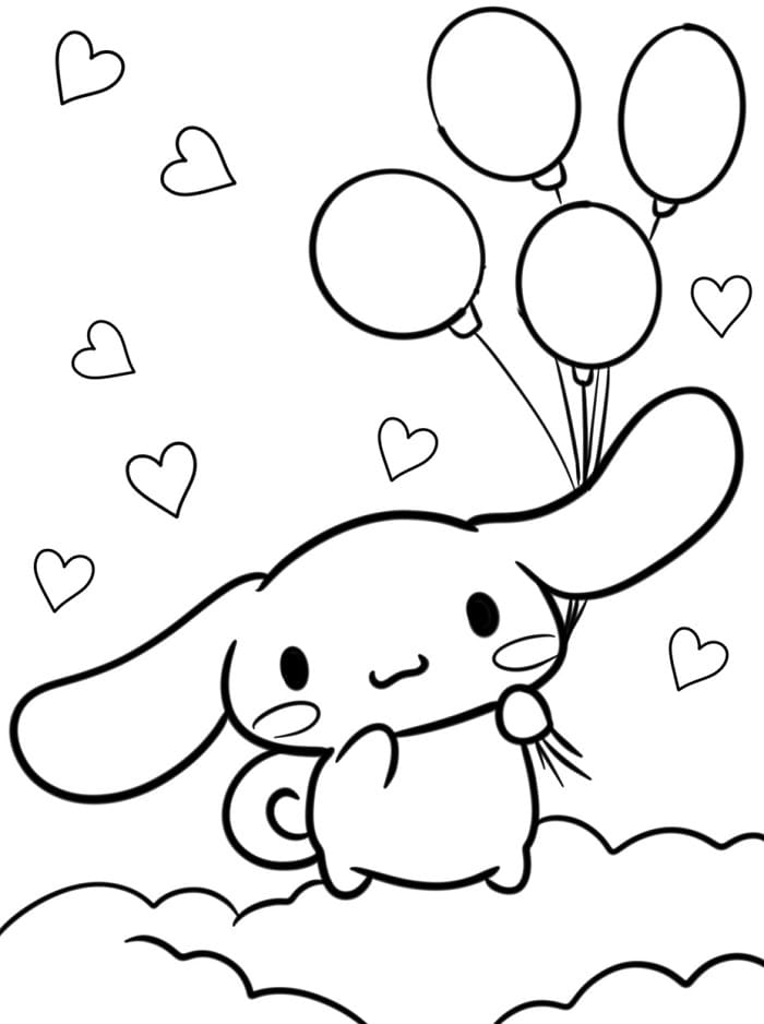 Nydelig Cinnamoroll fargelegging