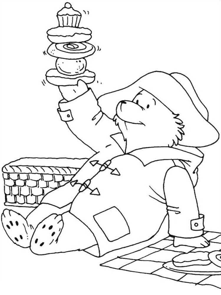 Paddington for 2-årige Barn fargelegging