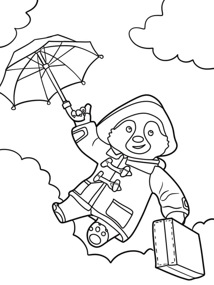 Paddington for 5-årige Barn fargelegging