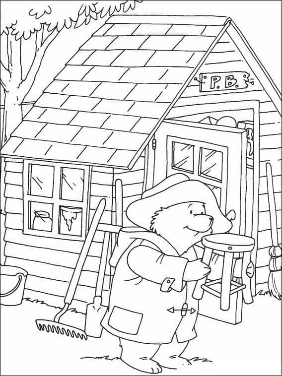 Paddington Utskrivbar Bilde fargelegging