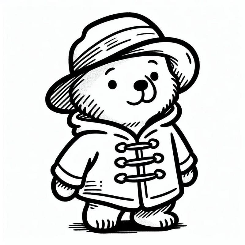 Paddington Utskrivbar fargelegging