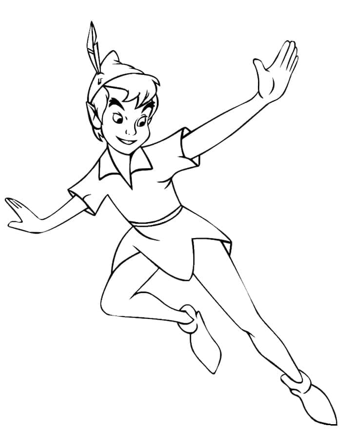 Peter Pan (4) fargelegging