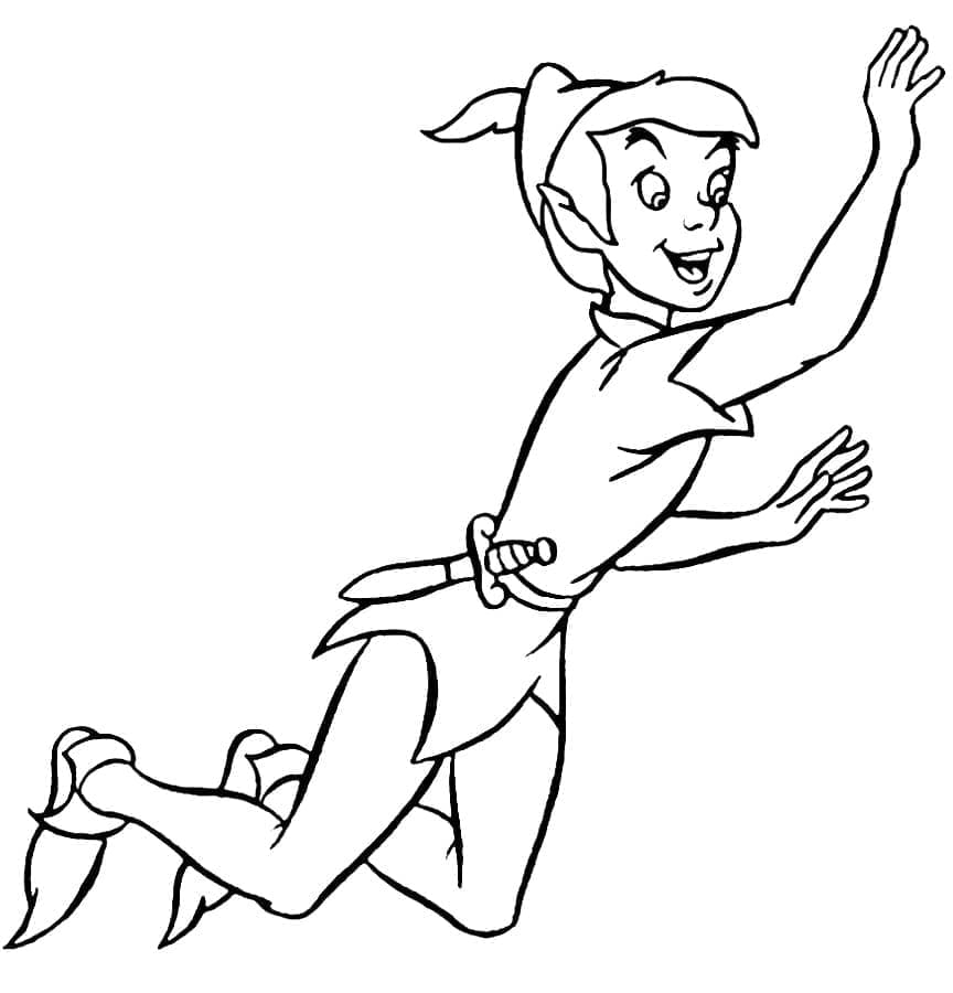 Peter Pan (6) fargelegging