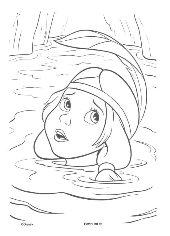 Peter Pan (7) fargelegging
