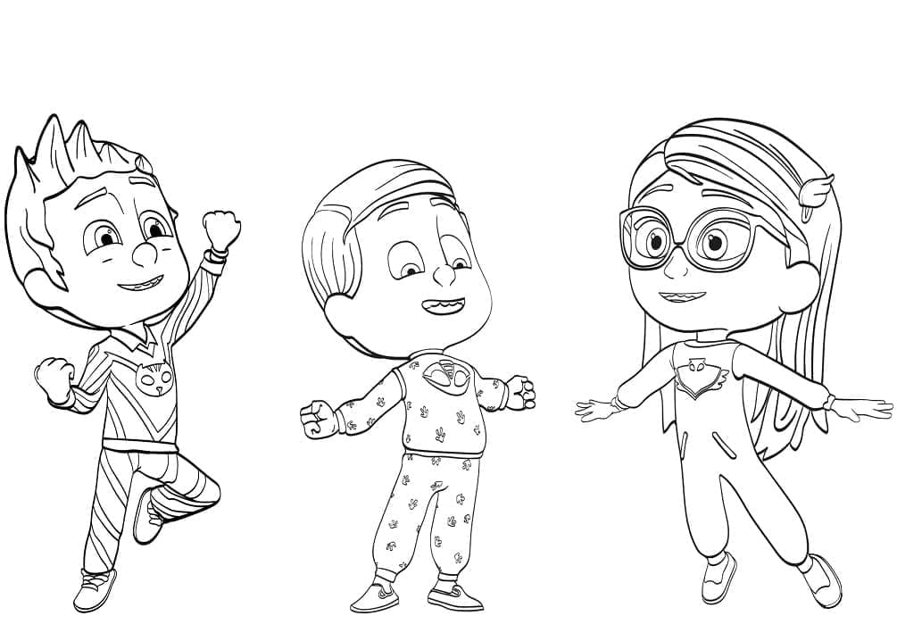 PJ Masks (3) fargelegging