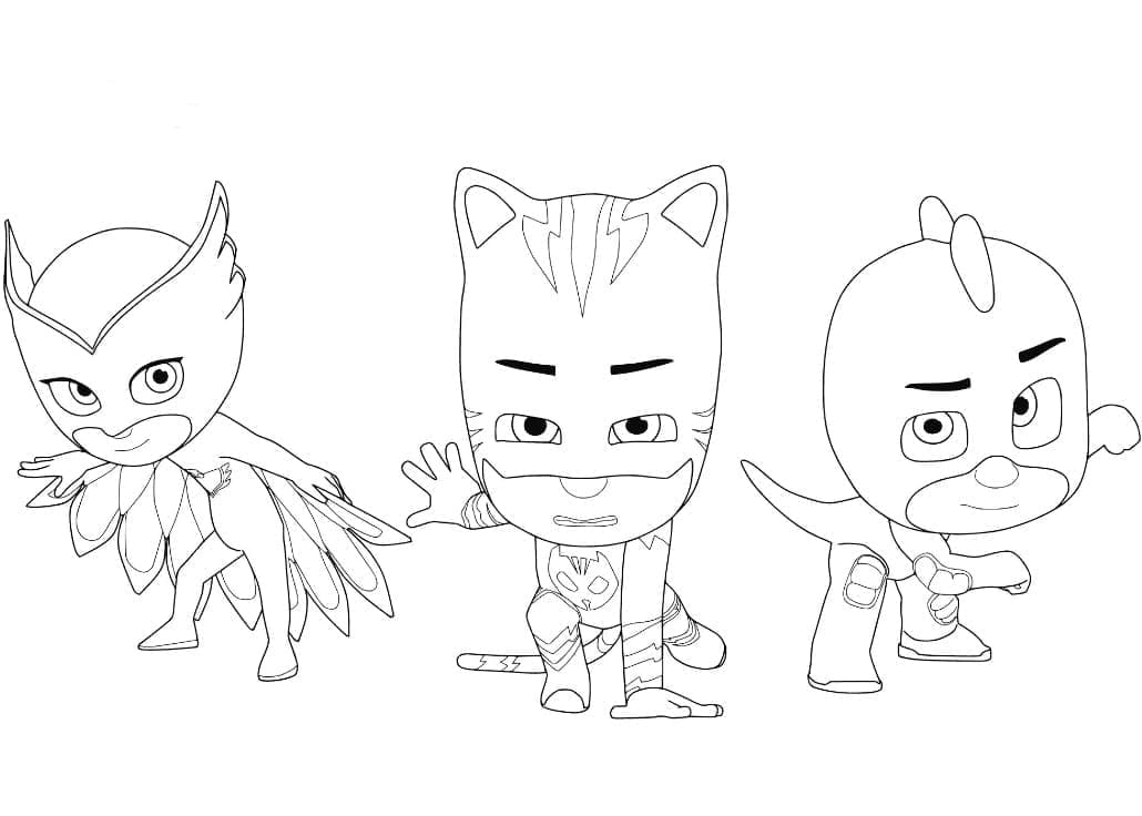 PJ Masks (4) fargelegging