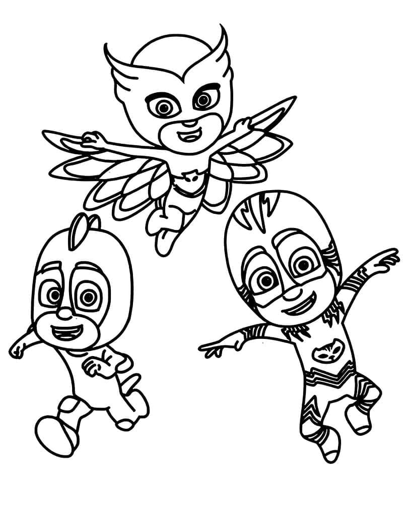 PJ Masks (5) fargelegging