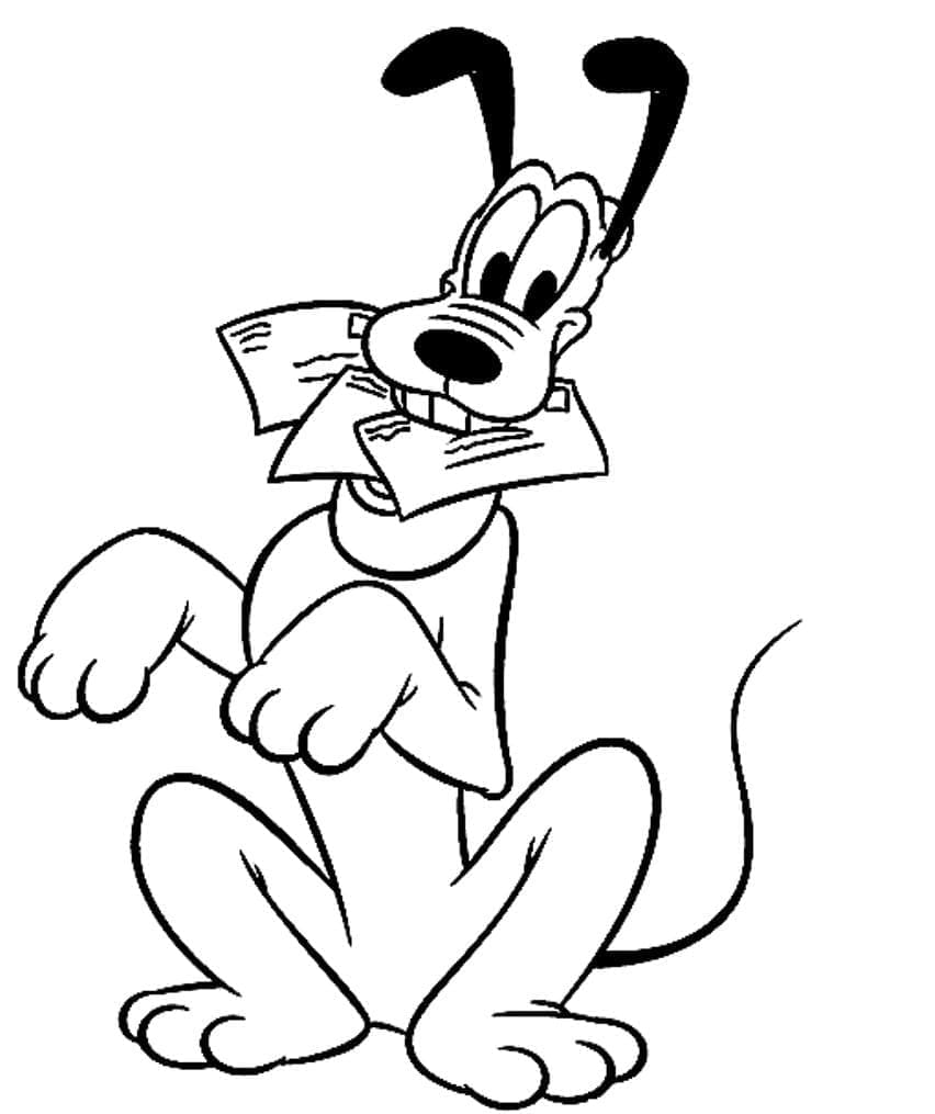 Pluto bilde fargelegging