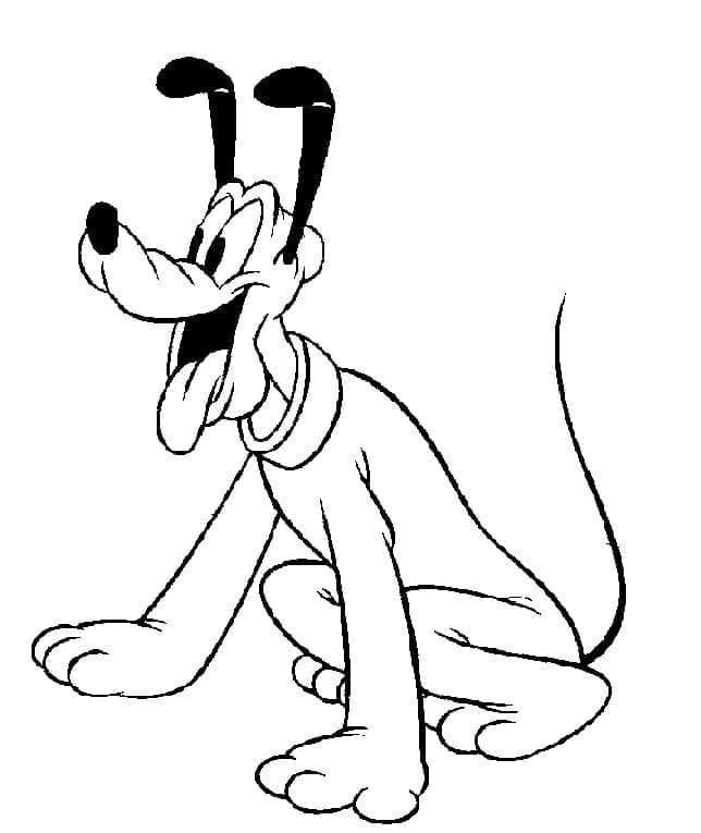 Pluto gratis bilde fargelegging