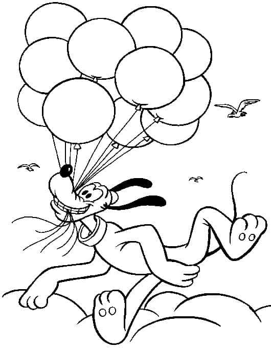 Pluto i Disney fargelegging