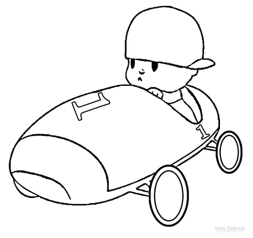 Pocoyo for barn fargelegging