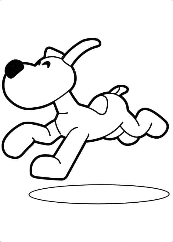 Pocoyo utskriftbar fargelegging