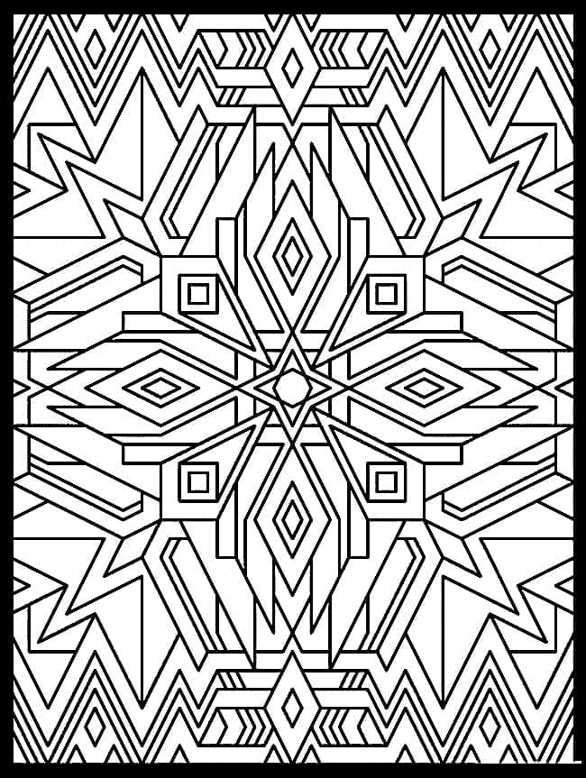 Psykedelisk for printing fargelegging