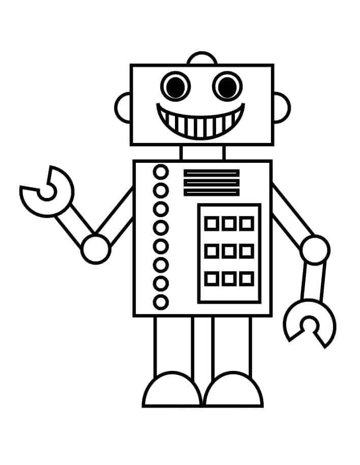 Robot (11) fargelegging