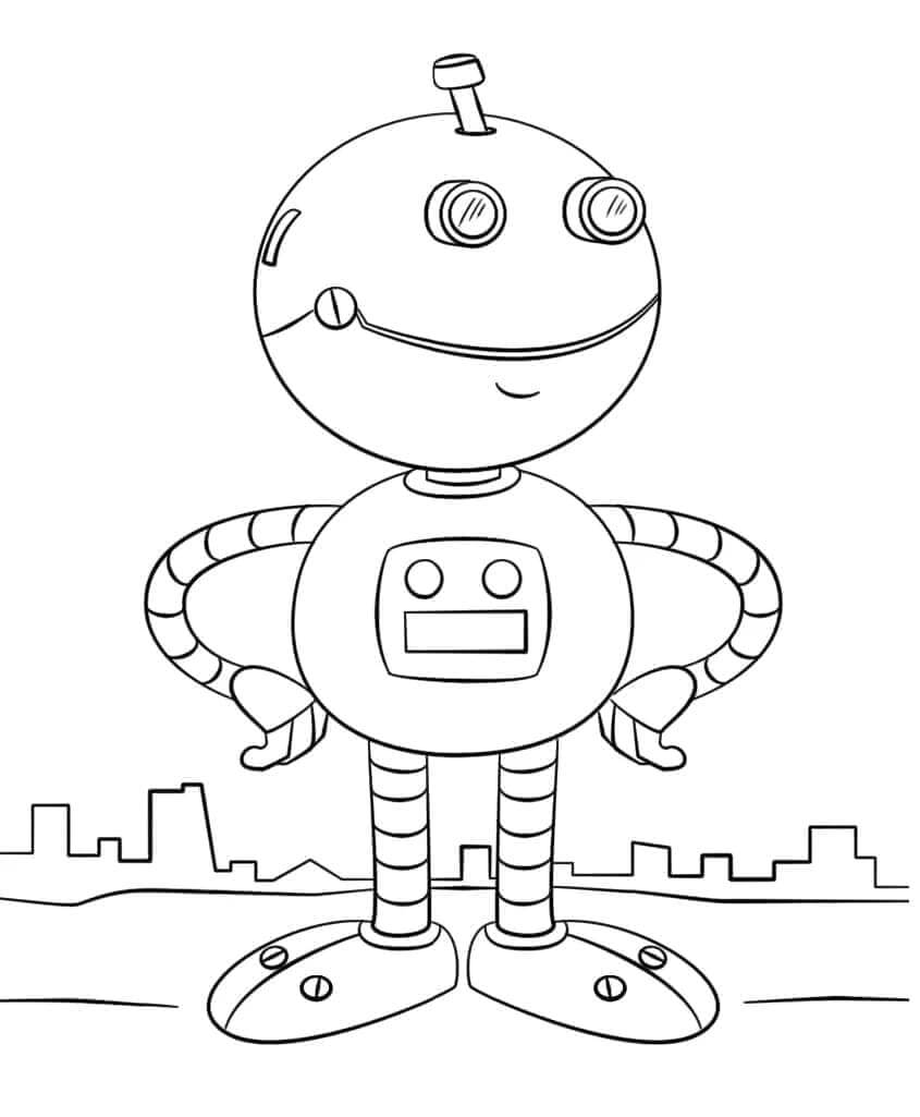 Robot (12) fargelegging
