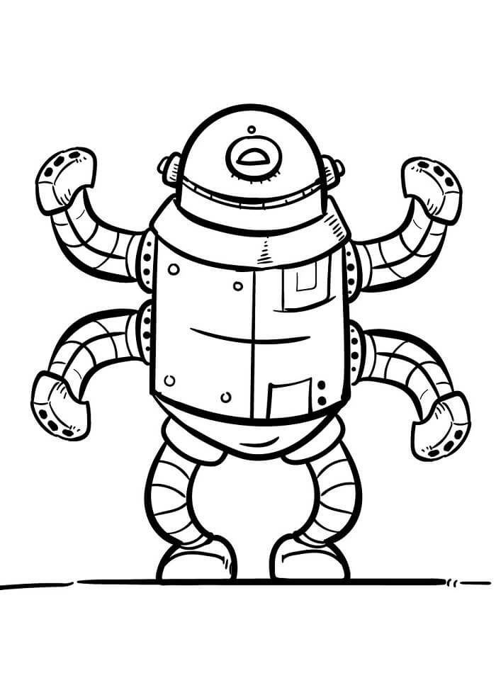 Robot (21) fargelegging