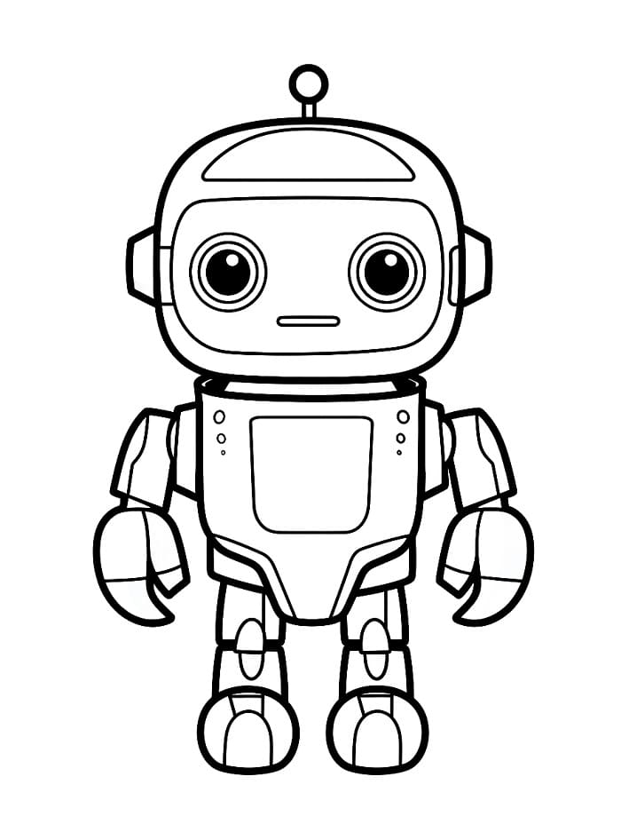 Robot Uten Kostnad fargelegging